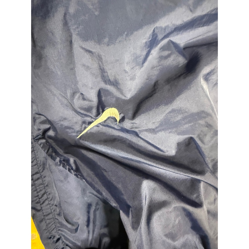 Vtg Nike Men's Blue Nylon Track Pants Warm Up Windbreaker Training XL - Picture 3 of 12